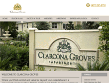 Tablet Screenshot of clarconagrovesfl.com